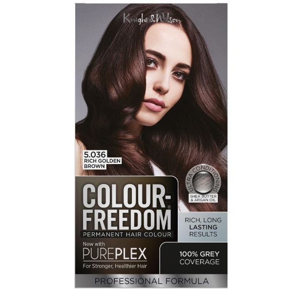 Colour-Freedom Permanent Hair Colour 5.036 Rich Golden Brown