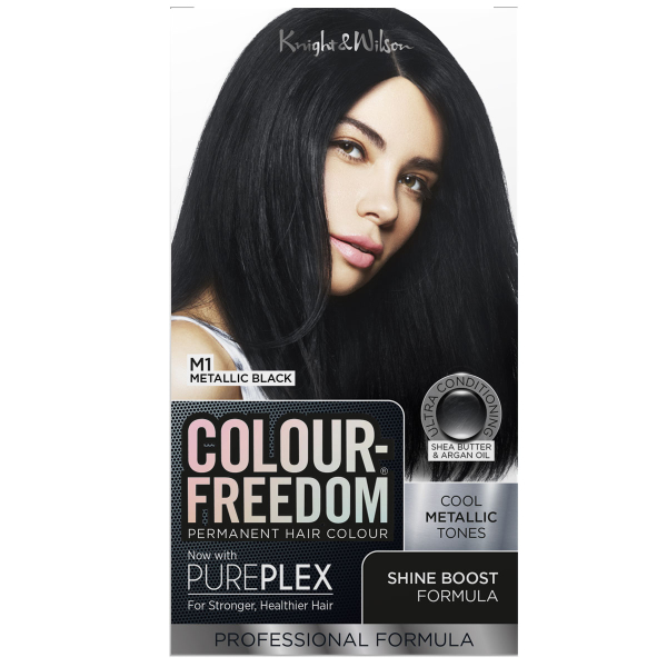 Colour-Freedom Permanent Hair Colour M1 Metallic Black