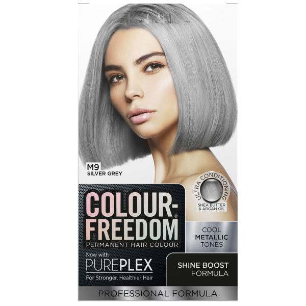Colour-Freedom Permanent Hair Colour M9 Silver Grey